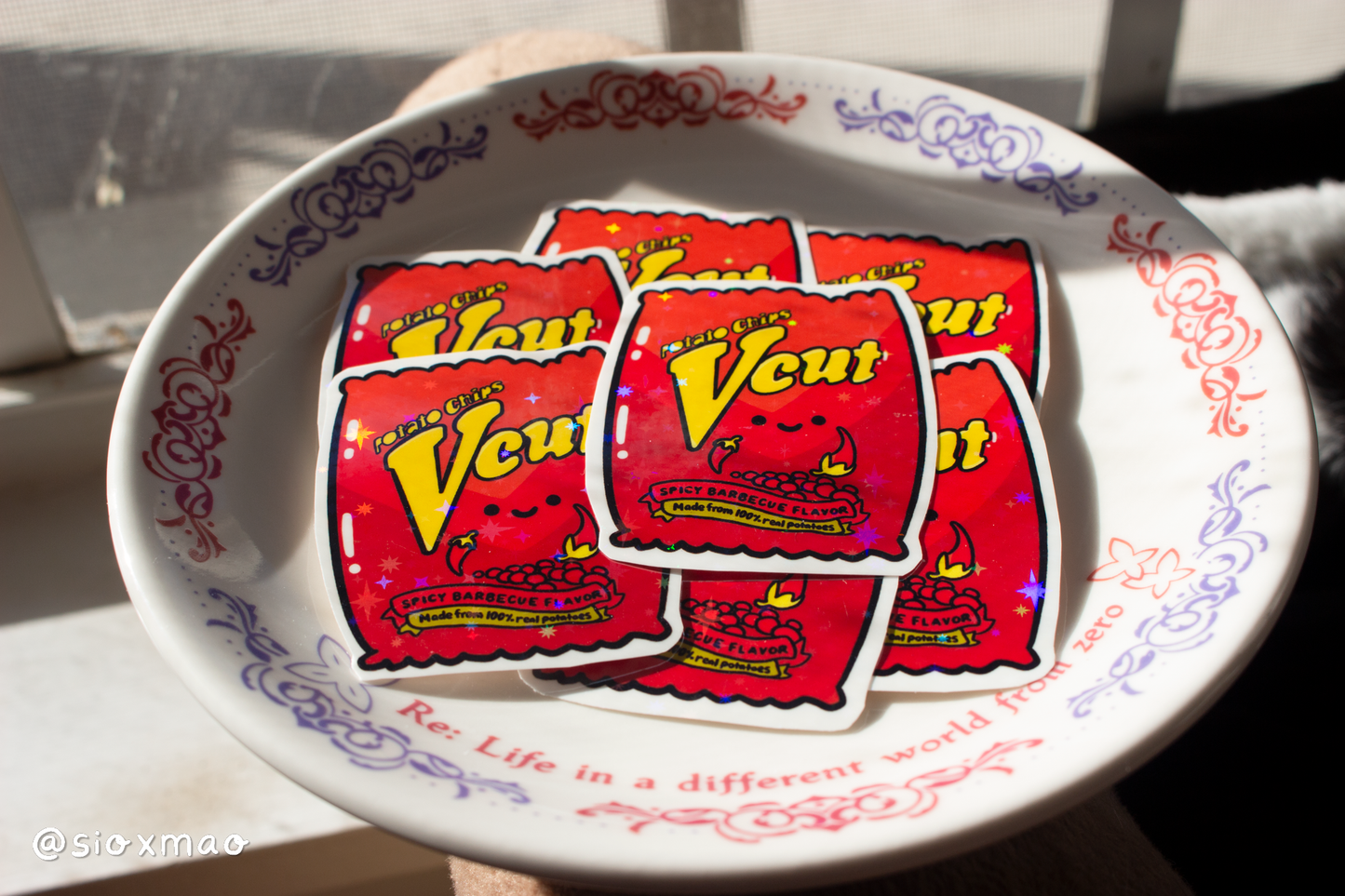 V-Cut Chips Sticker | Filipino Snacks