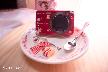 🍰 Beary Dessert | Sony Cybershot DSC-W170 (Red)