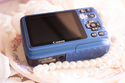 ✿ Porcelain Flowers | Canon Powershot A495 (Blue)