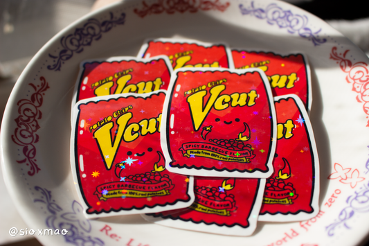 V-Cut Chips Sticker | Filipino Snacks